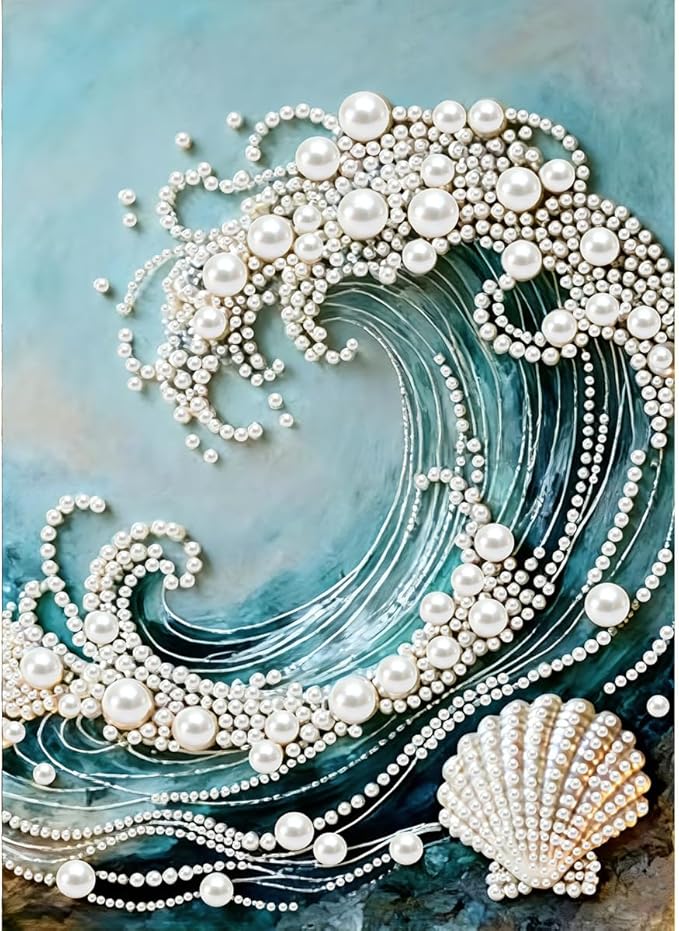 GEMFAMILY 5D Diamond Art Pearl Painting Kits by Unknown