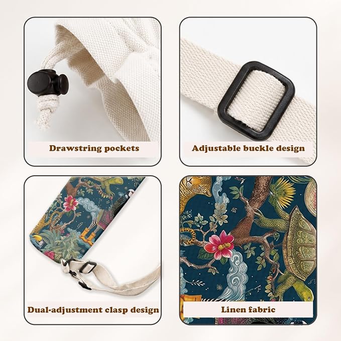 Exotic Jungle Forest Animal Mahjong Mat Bag - Image 3
