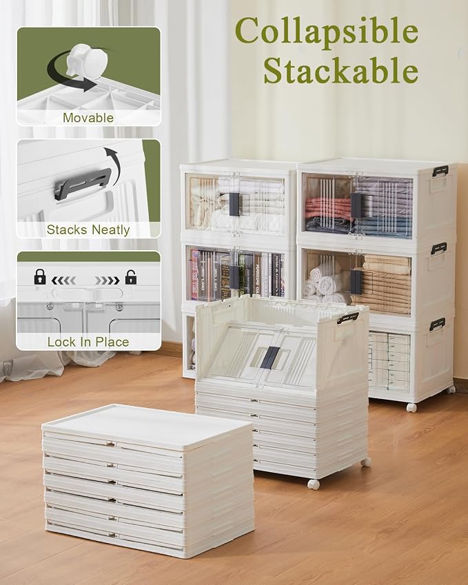 OlarHike 48QT Lockable Stackable Storage Bins - Image 2