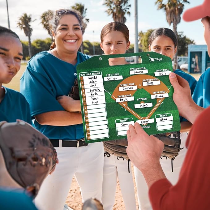 WISYOK Baseball Lineup Board, 40 Cards | Dry Erase, Double Sided, - Image 7