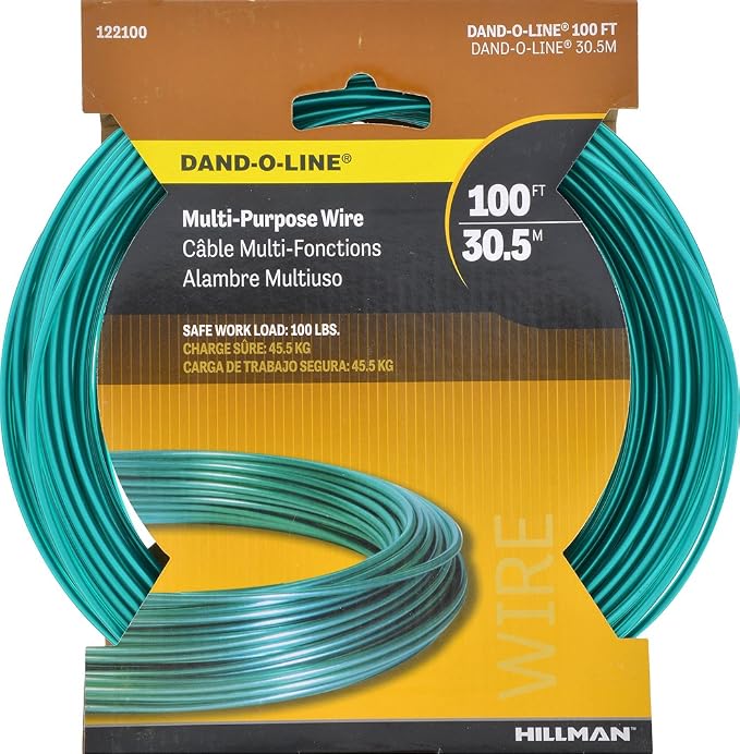 Hillman Green Vinyl Jacketed Multi-Purpose Cable Wire, Safe Work Load - Image 4