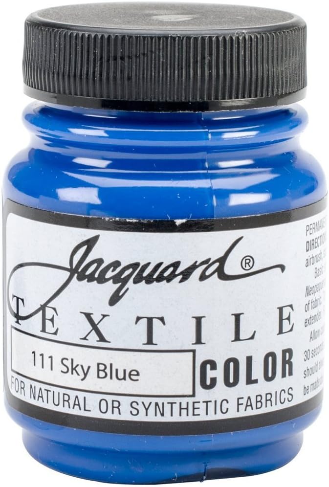 Jacquard Textile Paint 2.25 Oz Sky Blue by Jacquard