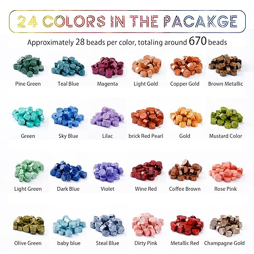 Metallic Assorted Color Seal Beads - Image 5