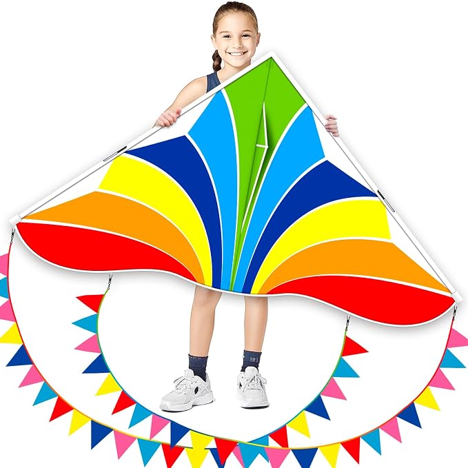Delta Kite Set for Kids and Adults, Extremely Easy to Launch for Beginners by SGftre