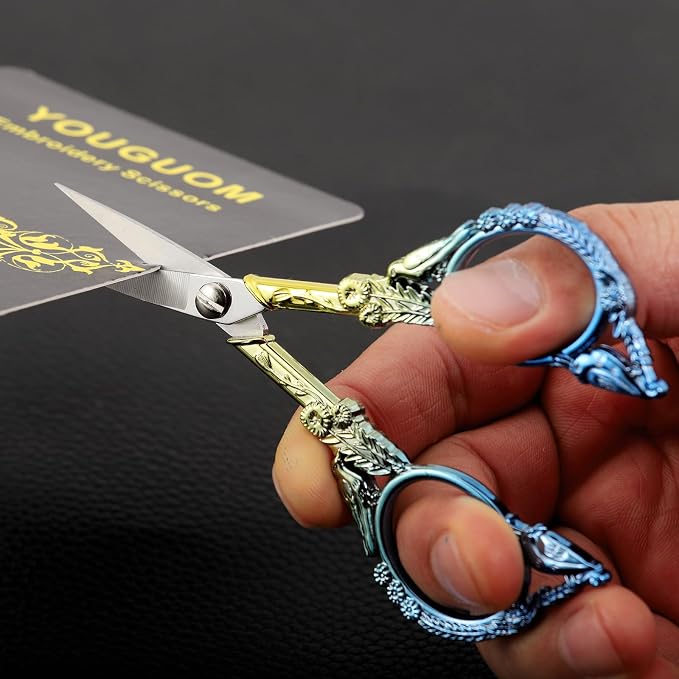 YOUGUOM Small Craft Scissors, Little Travel Sharp Embroidery Scissors All - Image 4