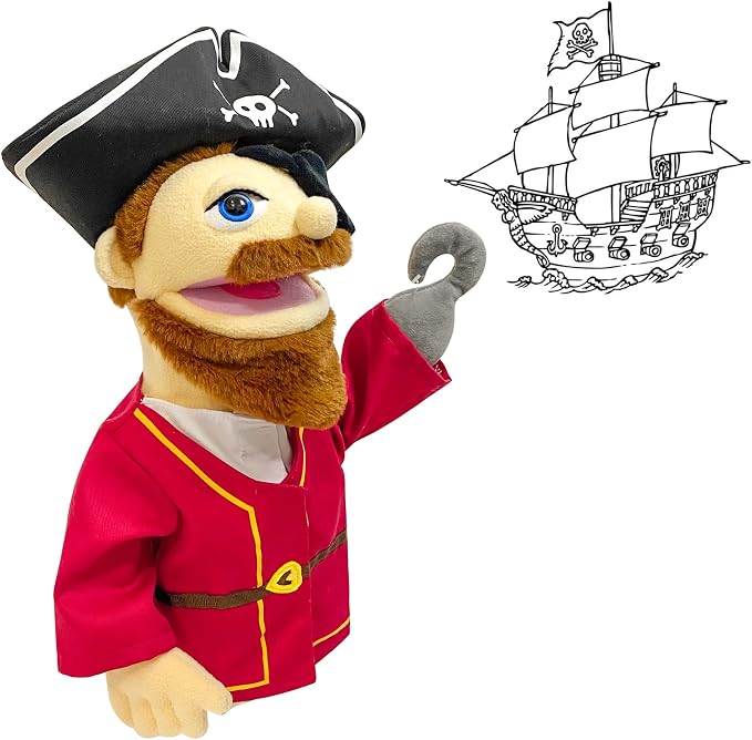 16" Puppets Entriloquist Puppet, Hand Puppets - Image 5