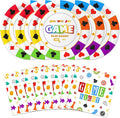 Game Night Decorations Birthday Party Decor 40Pcs Disposable Play Games Plates by CRINSLY