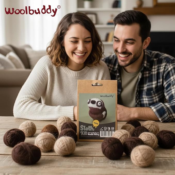 Woolbuddy Needle Felting Kit for Beginner Adults, Starter Set - Image 3