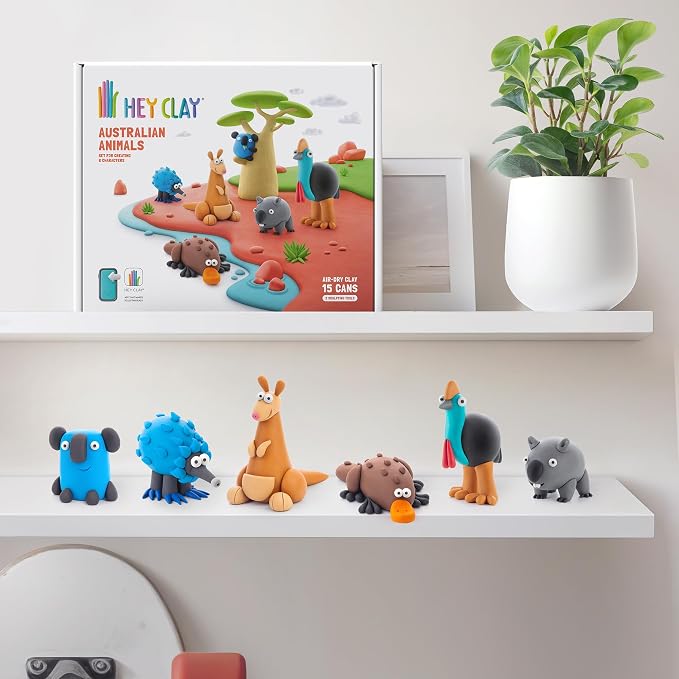 HEY CLAY Set - Colorful Modeling Air Dry Clay Kit - Image 9