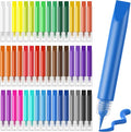 48 Pcs Suncatcher Paint Pens Stained Glass Paint Pigment Window Art Pens by HBorna
