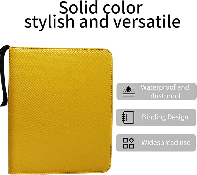 Card Binder – 720 Capacity, Zippered Trading Card Holder - Image 9