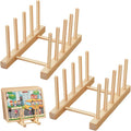 Barydat 2 Pcs Wooden Puzzle Holder Stand, Puzzle Display Rack | Puzzle Storage by home