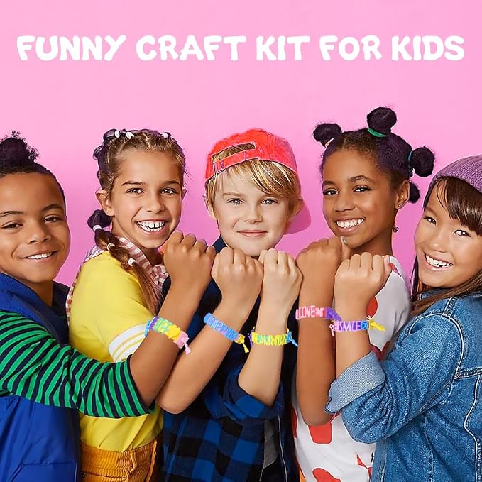 Art & Craft Kits for Kids, Birthday Gifts Friendship Bracelet Making Kit for - Image 7