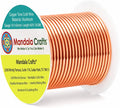 Mandala Crafts 14 Gauge Copper Tone Anodized Aluminum Craft Wire, 60 FT | by MandalaCrafts