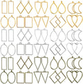 Shynek 60Pcs Hollow Frame Pendants by shynek