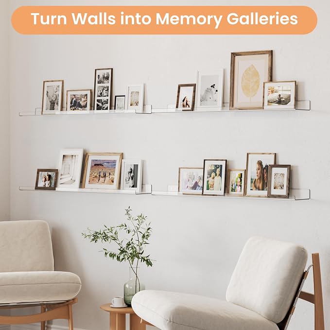 upsimples 35.5" Acrylic Shelves - Image 9