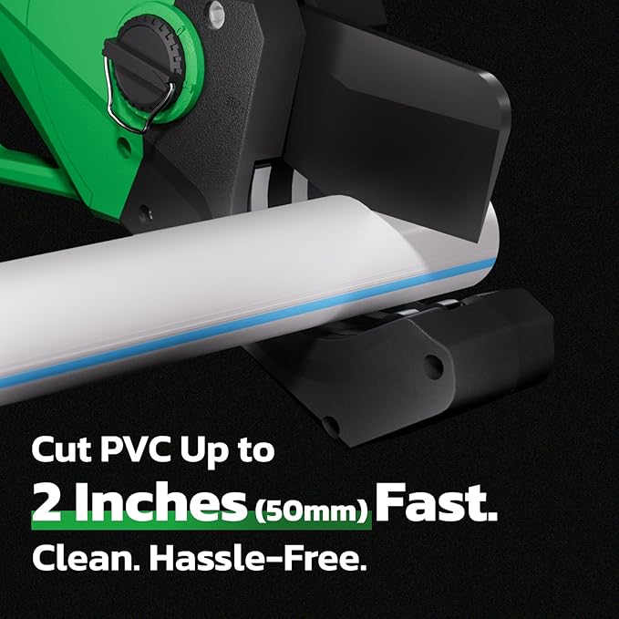 NEXON PVC Pipe Cutter for Makita 18V Battery, Plastic Tubing Cutter with LCD Display, Cuts up to 1-1/2" Electric PVC Cutter, Cutter Tool for PVC, PPR, PE, PEX,SK5 Blade(Battery not include)