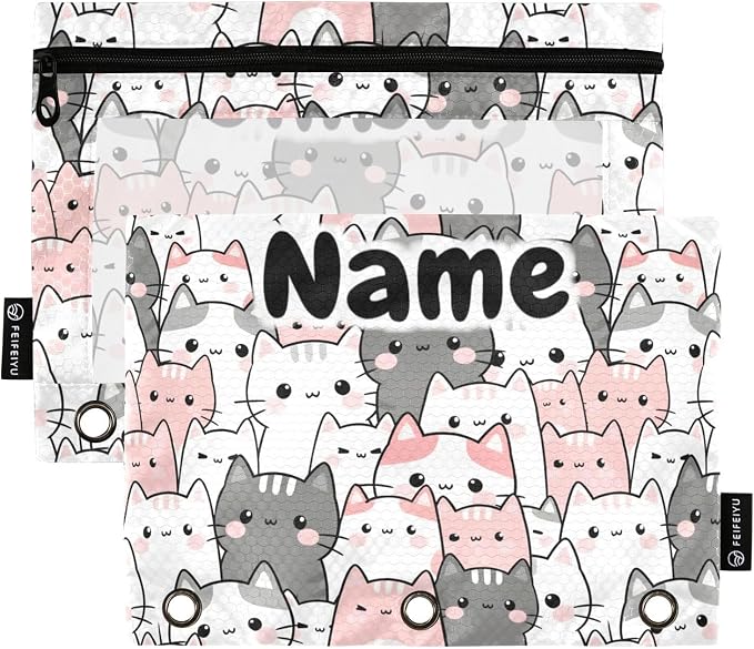 Custom Cute Cats Kittens Pencil Pouch by BOENLE-WELCOMEYOURCOMING