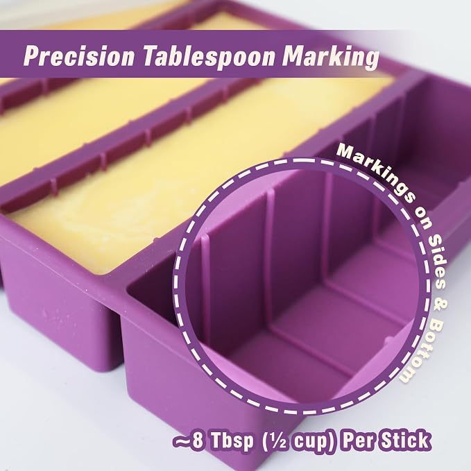 Silicone Butter Molds with Lid & Spatulas - Image 4