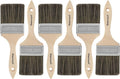 Double Thick Chip Paint Brush, 6 Pack, 3 inch / 75mm Stain Brushes by Genixart