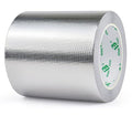 BOMEI PACK Adhesive Aluminum Foil Heat Shield Tape Barrier, Fiberglass Thermal Insulation Reflective Material High Temp Protection (5in*66ft)
