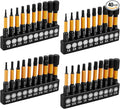 40Pcs Impact Hex Head Allen Wrench Drill Bit Set S2 Alloy Magnetic 1/4inch Quick Release Shank Screw Driver Drill Bit for Home Repair