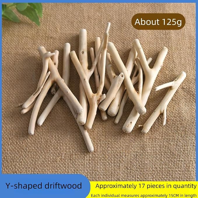 Natural Driftwood Pieces, Unfinished Wooden Sticks - Image 2