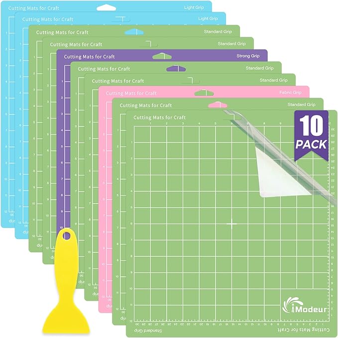 IModeur 10 Pack Cutting Mats -12"x12" Cutting Mats by IModeur