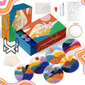 yuegool 6PCS Landscapes Punch Needle Coasters Kit, Easy DIY Punch Needle by Unknown