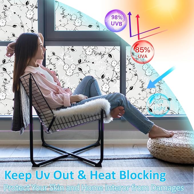 Bloss Frosted Glass Window Film - Image 7