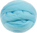 JeogYong Needle Felting Wool, 17.64oz Wool Roving Chunky Wool Yarn, Aqua Blue by JeogYong