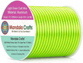 Mandala Crafts 13 Gauge Light Green Anodized Aluminum Craft Wire, 60 FT | by MandalaCrafts