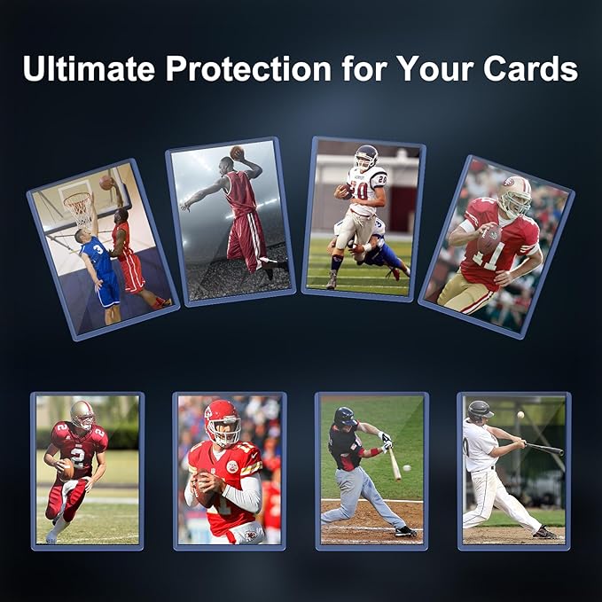 1000 Card Sleeves Hard Plastic, Premium Trading Card Holder - Image 6