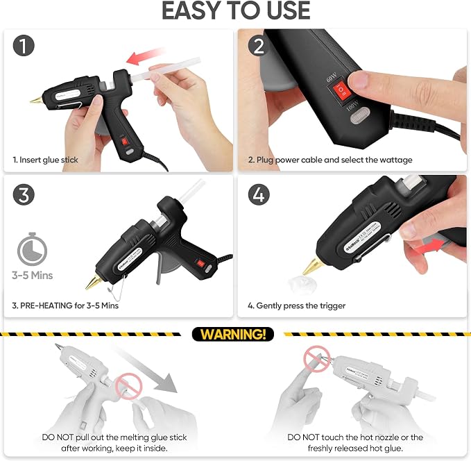 ROMECH Full Size Hot Glue Gun - Image 6