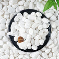 SIDONG 20 LB White River Rocks, 0.4-1.2 Inches Matte Pebbles by SIDONG