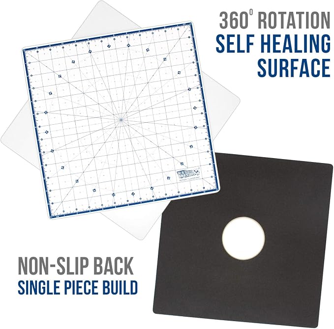 U.S. Art Supply 14" x 14" Self-Healing Cutting Mat 7-Ply - Image 3