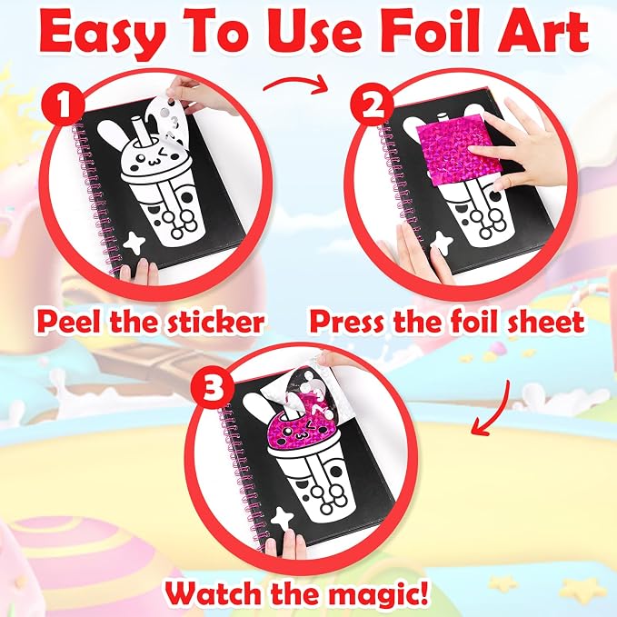 FUNNYB&G Mess-Free Foil Art Craft - Image 4