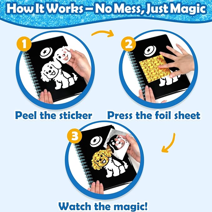 FUNNYB&G Mess-Free Foil Art Craft - Image 4