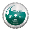 12 Inch 60 Tooth Industrial Level Steel and Ferrous Metal Saw Blade with 1 Inch Arbor