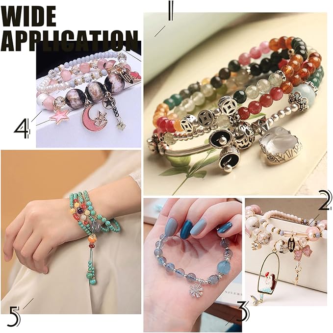 PH PandaHall 300pcs 6 Style Antique Silver Spacer Beads, Tibetan Metal Alloy - Image 4