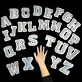 4 inch 26 Pack English Letter Silicone Mold by ESEDAGESiliconeMold