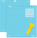 HTVRONT Light Grip Cutting Mats- 2 Pack Cutting Mat 12x12 Compatible by HTVRONT