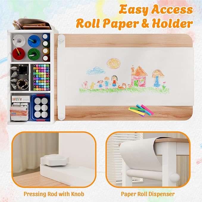 Kids Art Table and Chair Set - Image 5