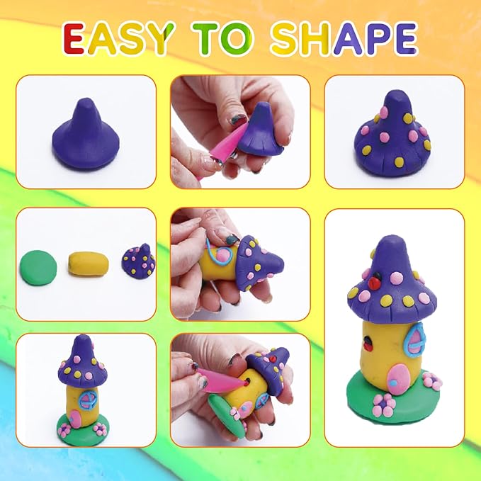 Artecho Polymer Clay Kit, 82 Colors Oven Bake Clay | Modeling Clay - Image 5
