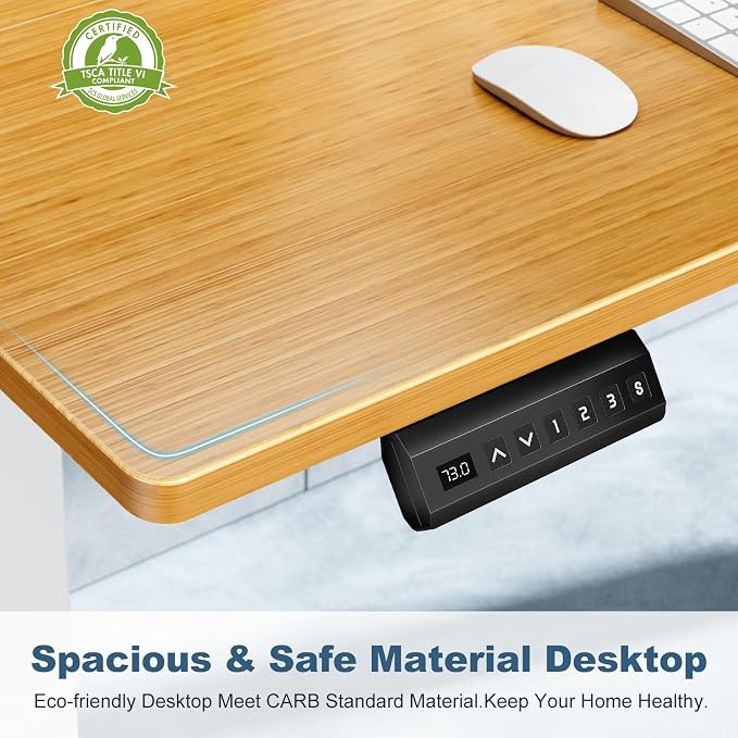 DUMOS 40 Inch Electric Standing Desk Height Adjustable, Sit to Stand Up - Image 7