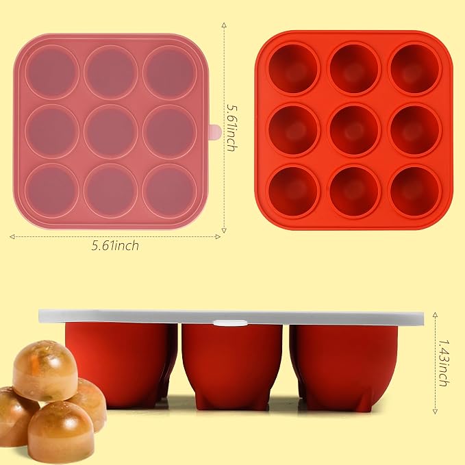 9-Cavity Silicone Frozen Dog Treat Mold - Image 3