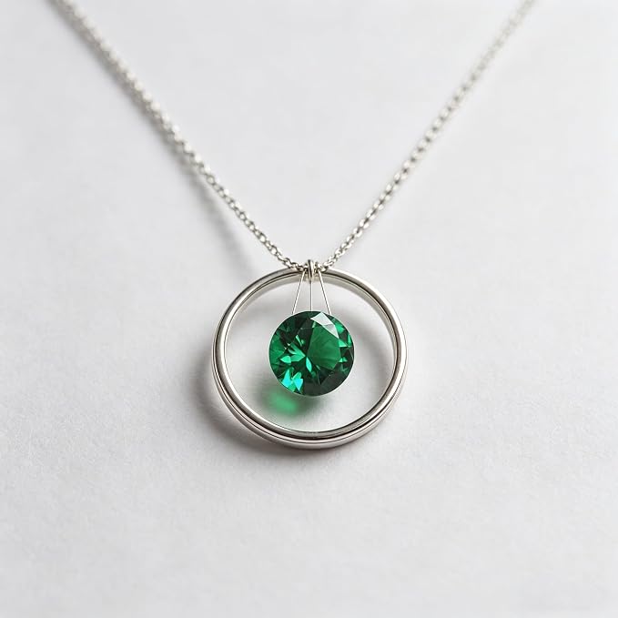 Emerald Green Color Cubic Zirconia Loose Beads Unset - Image 5