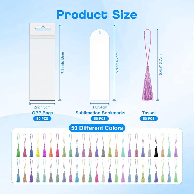 Sublimation Double Sided Bookmark Blanks - Image 2