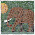 Art and Craft Kits for Adults: Make Your Own Mosaic, Square 20cm 7inch Majestic by ALEA+Mosaic