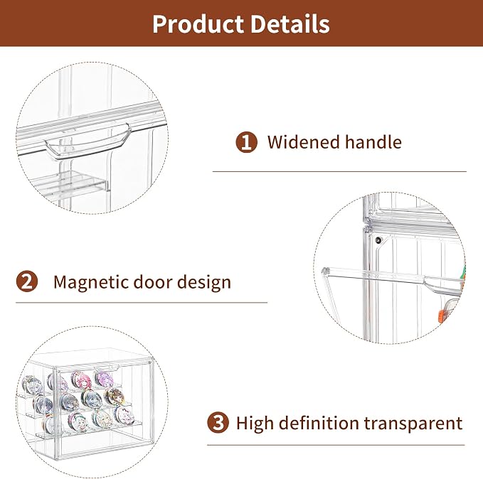 Clear Acrylic Display Case Upgrade 4 Tier Figure Display Cases - Image 5
